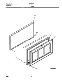 DOOR Diagram and Parts List for GFC05M0HW0  Gibson Freezer