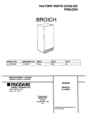 COVER Diagram and Parts List for UL1293ECW8  Electrolux Freezer