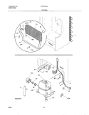 SYSTEM Diagram and Parts List for FRU17G4JW0  Frigidaire Refrigerator