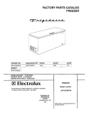 COVER Diagram and Parts List for MFC07M3FW4  Frigidaire Freezer