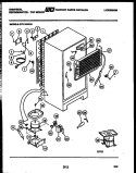 SYSTEM AND AUTOMATIC DEFROST PARTS Diagram and Parts List for GTN140WGF1  Uni Refrigerator