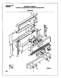 BACKGUARD Diagram and Parts List for FGF376CETH  Frigidaire Range