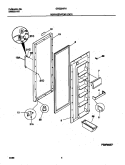 REFRIGERATOR DOOR Diagram and Parts List for GRS20HRHW0  Gibson Refrigerator