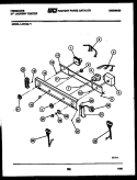 CONSOLE AND CONTROL PARTS Diagram and Parts List for LCE732LW1  Frigidaire Washer Dryer Combo