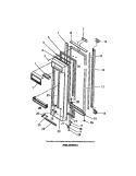 FOOD COMPARTMENT DOOR Diagram and Parts List for FPE26VWCW1  Frigidaire Refrigerator