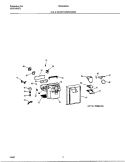 ICE & WATER DISPENSER Diagram and Parts List for FRS24BGGW9  Frigidaire Refrigerator