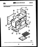 Part Location Diagram of 318348800 Frigidaire Hinge - Right Side