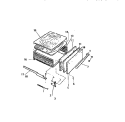 BROILER DRAWER Diagram and Parts List for GF970HXW0  Frigidaire Wall Oven