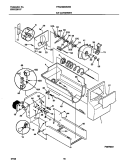 ICE CONTAINER Diagram and Parts List for FRS24MWGW4  Frigidaire Refrigerator