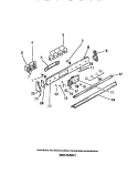 CONTROL PANEL, COOK - MASTER, SWITCHE Diagram and Parts List for RG533DH0  Frigidaire Range