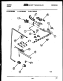 BURNER, MANIFOLD AND GAS CONTROL Diagram and Parts List for 30-2139-23-05  Tappan Range