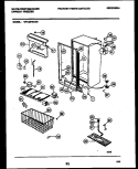 CABINET PARTS Diagram and Parts List for WFU20F5AW0  Frigidaire Freezer