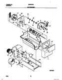 ICE CONTAINER Diagram and Parts List for WRS22WNHW0  Frigidaire Refrigerator