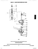 WASHER MECHANISM Diagram and Parts List for WDSCW4  Frigidaire Washer