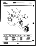 POWER CONTROL Diagram and Parts List for 56-2478-10-01  Tappan Microwave
