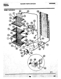 SYSTEM Diagram and Parts List for UL2164ECW4  Frigidaire Freezer