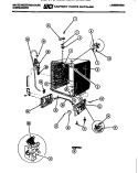 TUB PARTS Diagram and Parts List for SU200JXW2  Frigidaire Dishwasher