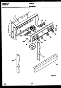 BACKGUARD Diagram and Parts List for FEF311SAWA  Frigidaire Range