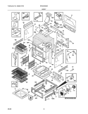 BODY Diagram and Parts List for EW30GS65GB2  Electrolux Range