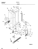 Part Location Diagram of 215741407 Frigidaire COVER-MACHINE COMPT, WITH CAUTION LABEL