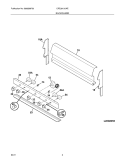 Part Location Diagram of 316263392 Frigidaire PANEL