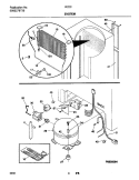 SYSTEM Diagram and Parts List for R22CW2  Frigidaire Freezer