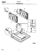 COMRPESSOR PARTS Diagram and Parts List for WAC067W7A1  Frigidaire Air Conditioner