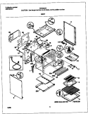 BODY Diagram and Parts List for FGF355CGSC  Frigidaire Range