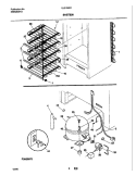SYSTEM Diagram and Parts List for UL2193ECW7  Electrolux Freezer