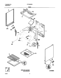 BODY Diagram and Parts List for FPF303BWA  Frigidaire Range