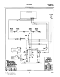 WIRING DIAGRAM Diagram and Parts List for FGF337BCB  Frigidaire Range
