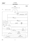 WIRING SCHEMATIC Diagram and Parts List for FRT18B1BW0  Frigidaire Refrigerator