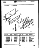 BACKGUARD Diagram and Parts List for CGC4M5WSTE  Gibson Range