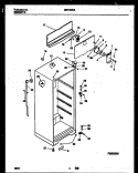 CABINET PARTS Diagram and Parts List for GRT13CRAW0  Gibson Refrigerator