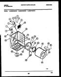 CABINET AND COMPONENT PARTS Diagram and Parts List for DG27T3WAFA  Gibson Dryer