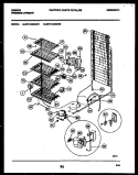 SYSTEM AND ELECTRICAL PARTS Diagram and Parts List for GFU14M3AW1  Gibson Freezer