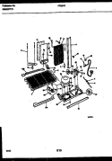 SYSTEM AND AUTOMATIC DEFROST PARTS Diagram and Parts List for FPI20VSW0  Frigidaire Refrigerator