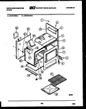 BROILER DRAWER PARTS Diagram and Parts List for GF410HXW5  Frigidaire Range