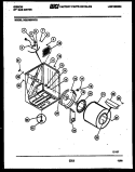 CABINET AND COMPONENT PARTS Diagram and Parts List for DG27S6WVFB  Gibson Dryer