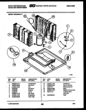 SYSTEM PARTS Diagram and Parts List for WAC056P7A1  Frigidaire Air Conditioner
