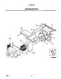 AIR HANDLING PARTS Diagram and Parts List for FAV18EJ2A1  Frigidaire Air Conditioner