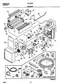 ICE MAKER Diagram and Parts List for FRT21IPRHW1  Frigidaire Refrigerator