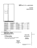 COVER Diagram and Parts List for GLRS264ZAW1  Frigidaire Refrigerator