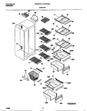 Part Location Diagram of 218015501 Frigidaire Drawer Support Glide - Left Side