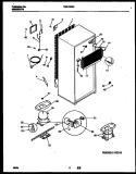SYSTEM AND AUTOMATIC DEFROST PARTS Diagram and Parts List for TSX130HN2D  Kelvinator Refrigerator