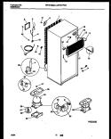 SYSTEM / AUTOMATIC DEFROST Diagram and Parts List for WRT21FGAZ1  Frigidaire Refrigerator