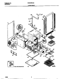 LOWER BODY Diagram and Parts List for FEB798WCCB  Frigidaire Wall Oven