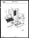 SYSTEM AND AUTOMATIC DEFROST PARTS Diagram and Parts List for WRS22PRBD0  Frigidaire Refrigerator