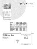 COVER Diagram and Parts List for GLCS389FQC  Frigidaire Range
