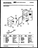 ELECTRICAL PARTS Diagram and Parts List for AS182N2K1  Frigidaire Air Conditioner